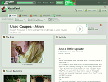 Tablet Screenshot of alexiskami.deviantart.com