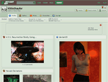 Tablet Screenshot of kittieshaufer.deviantart.com