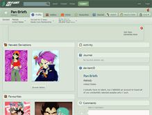 Tablet Screenshot of pan-briefs.deviantart.com