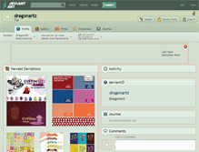 Tablet Screenshot of dragonartz.deviantart.com