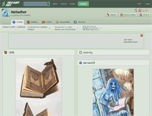 Tablet Screenshot of meliadhor.deviantart.com