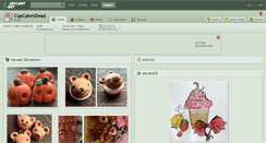 Desktop Screenshot of cupcakeisdead.deviantart.com