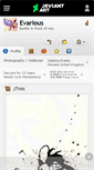 Mobile Screenshot of evarious.deviantart.com
