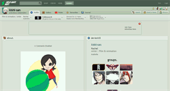 Desktop Screenshot of kishi-san.deviantart.com