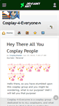 Mobile Screenshot of cosplay-4-everyone.deviantart.com