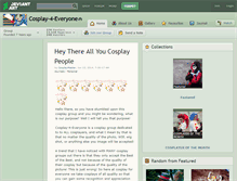 Tablet Screenshot of cosplay-4-everyone.deviantart.com