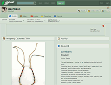 Tablet Screenshot of dawnhawk.deviantart.com