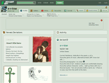 Tablet Screenshot of e-v-trae.deviantart.com