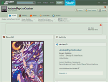 Tablet Screenshot of androidpsychocrusher.deviantart.com