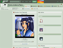 Tablet Screenshot of hiromu-arakawa-fans.deviantart.com