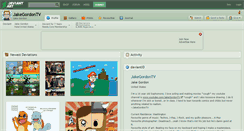 Desktop Screenshot of jakegordontv.deviantart.com