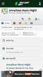 Mobile Screenshot of annalisse-moon-night.deviantart.com