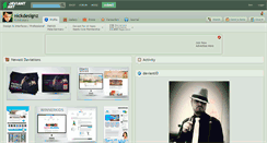 Desktop Screenshot of nickdesignz.deviantart.com