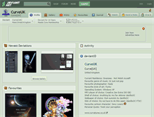 Tablet Screenshot of curveuk.deviantart.com