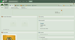Desktop Screenshot of frogplz.deviantart.com