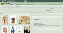 Desktop Screenshot of kiwi-vampire.deviantart.com