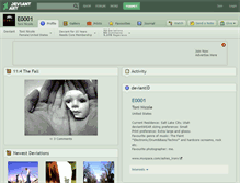 Tablet Screenshot of e0001.deviantart.com