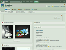 Tablet Screenshot of nerdy-emo.deviantart.com