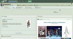 Desktop Screenshot of classof2012.deviantart.com
