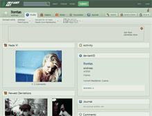 Tablet Screenshot of liontas.deviantart.com