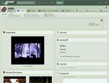 Tablet Screenshot of c00ki.deviantart.com
