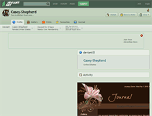 Tablet Screenshot of casey-shepherd.deviantart.com