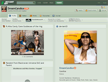 Tablet Screenshot of dreamcandice.deviantart.com