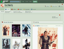 Tablet Screenshot of guy-bigbelly.deviantart.com