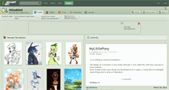 Desktop Screenshot of mizudokei.deviantart.com