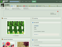 Tablet Screenshot of candmr.deviantart.com