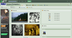 Desktop Screenshot of olympus-photography.deviantart.com