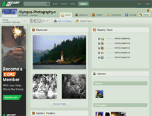 Tablet Screenshot of olympus-photography.deviantart.com