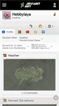 Mobile Screenshot of hebbylaya.deviantart.com