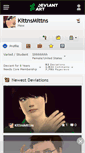 Mobile Screenshot of kittnsmittns.deviantart.com