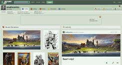 Desktop Screenshot of anubiscomics.deviantart.com