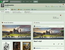 Tablet Screenshot of anubiscomics.deviantart.com