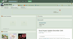 Desktop Screenshot of deviant-tarot.deviantart.com