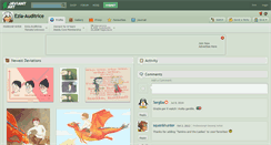 Desktop Screenshot of ezia-auditrice.deviantart.com