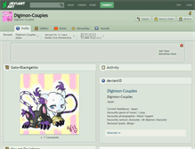 Tablet Screenshot of digimon-couples.deviantart.com