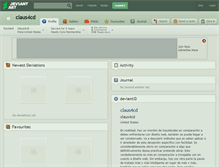 Tablet Screenshot of claus4cd.deviantart.com