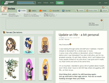 Tablet Screenshot of lexisss.deviantart.com