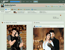 Tablet Screenshot of madara-nycteris.deviantart.com