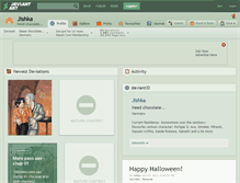 Tablet Screenshot of jishka.deviantart.com
