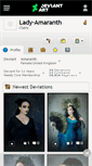 Mobile Screenshot of lady-amaranth.deviantart.com