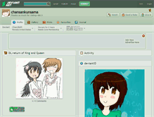 Tablet Screenshot of chansankunsama.deviantart.com