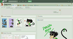 Desktop Screenshot of dragonsocks.deviantart.com