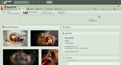 Desktop Screenshot of pennytvd.deviantart.com
