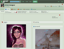 Tablet Screenshot of mwah-designer.deviantart.com