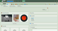 Desktop Screenshot of kimek.deviantart.com