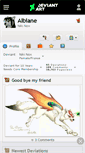 Mobile Screenshot of albiane.deviantart.com